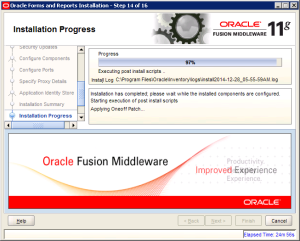  Oracle Reports Installation 11g Screen 14