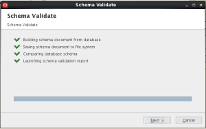 Oracle Primavera validate DB Schema Step 4