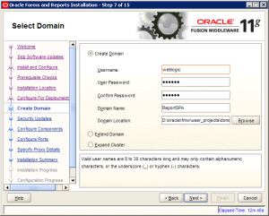  Oracle Reports Installation 11g Screen 7