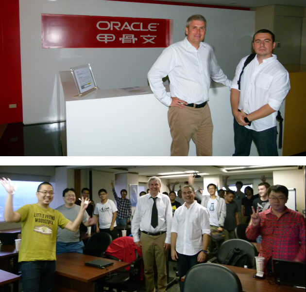 Bild vom Vortrag Oracle_NOSQL -TWJUG-Oktober 2014 in Taipei Taiwan